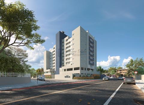 Apartamento à venda em Joinville, Saguaçu, com 2 quartos, com 64 m², Residencial Brasil 70